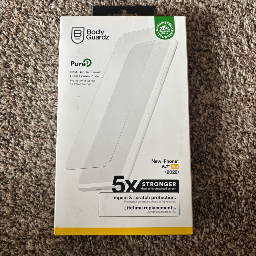 Pure 3 Screen Protector for iPhone 14 Pro Max - Clear